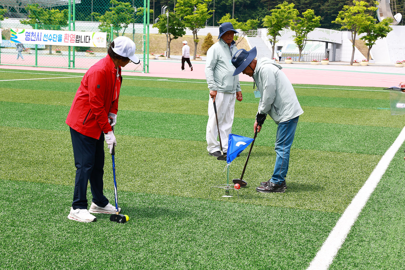 울진군 선수단, 경북어르신생활체육대회서 힘찬 도전
