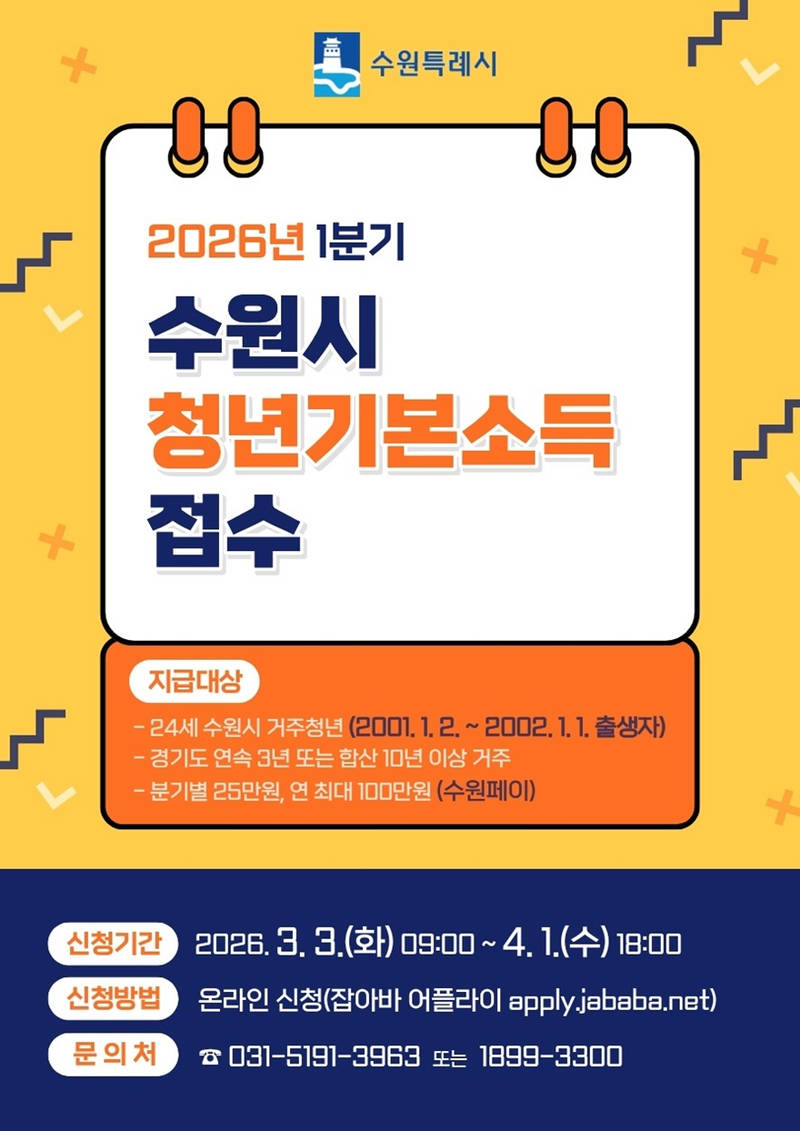 사본 -7.수원특례시, 3월 3일부터 2026년 1분기 청년기본소득 신청 받는다 small.jpg