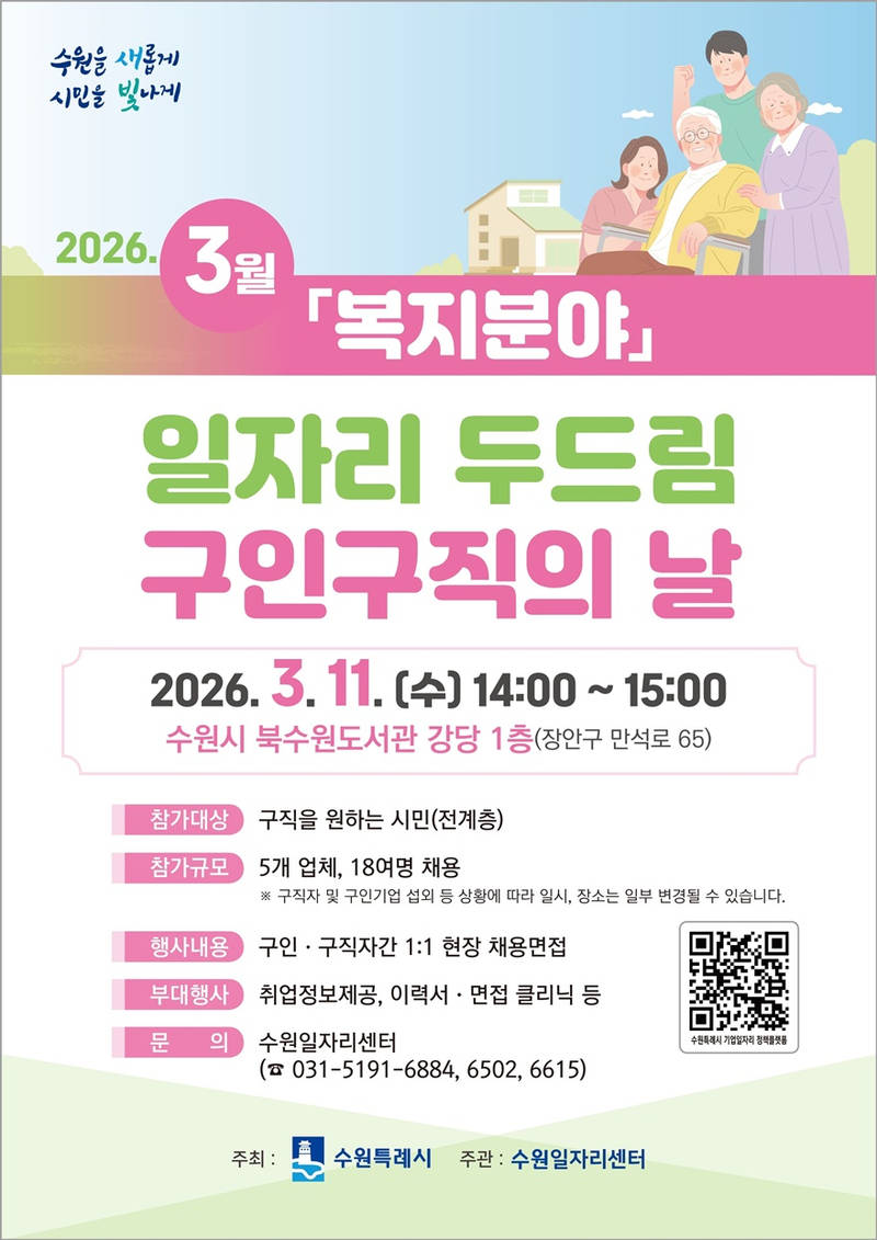사본 -5. 수원특례시, 3월‘일자리 두드림 구인·구직의 날’개최한다… 5개 업체 18명 채용 small.jpg