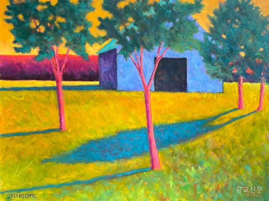 Peter Batchelder, grove, 2025, Oil on stretched canvas, 30x40inch.jpg